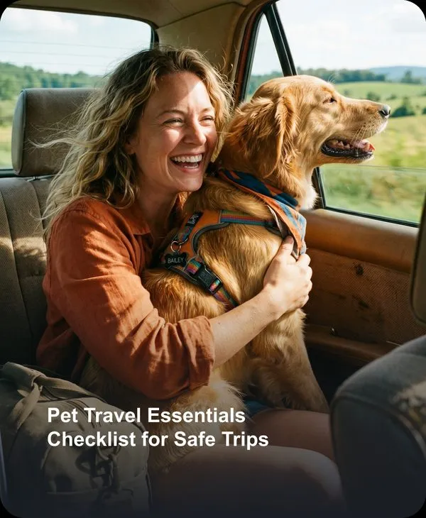 Pet Travel Essentials Checklist for Safe Trips