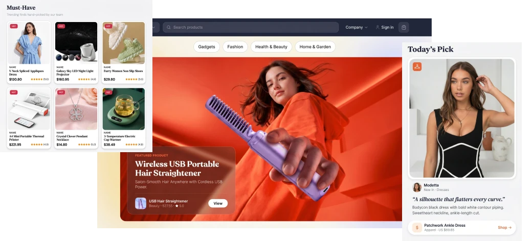 Store interface example