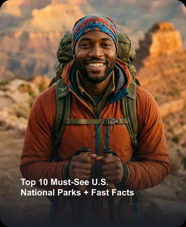 Top 10 Must-See U.S. National Parks + Fast Facts