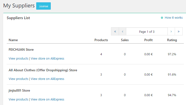 My Suppliers add-on is a piece of dropshipping software helping you keep track of all the suppliers you're cooperating with