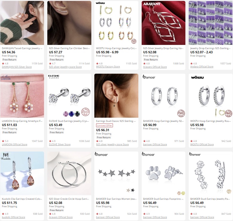 Dropship Jewelry From Your Store: 385 Product Ideas