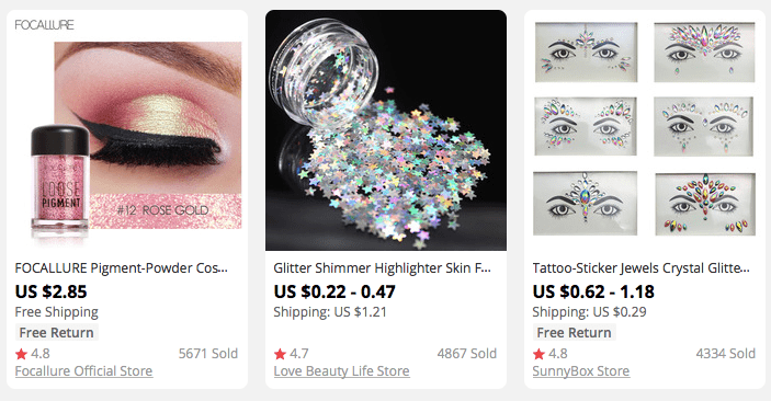 an image showing makeup jewels to sell