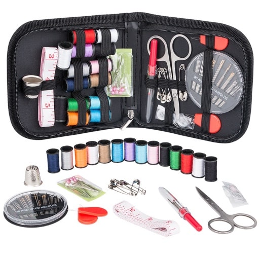 Travel sewing kit for cosplay lovers