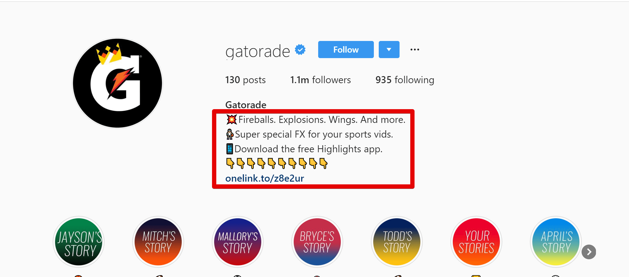 emoji in Instagram bio