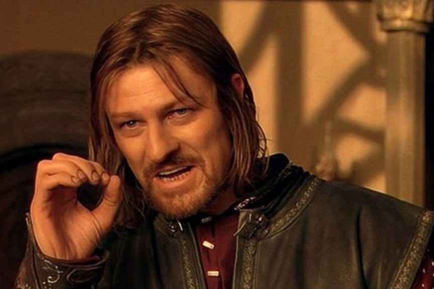a picture of well-known character Boromir