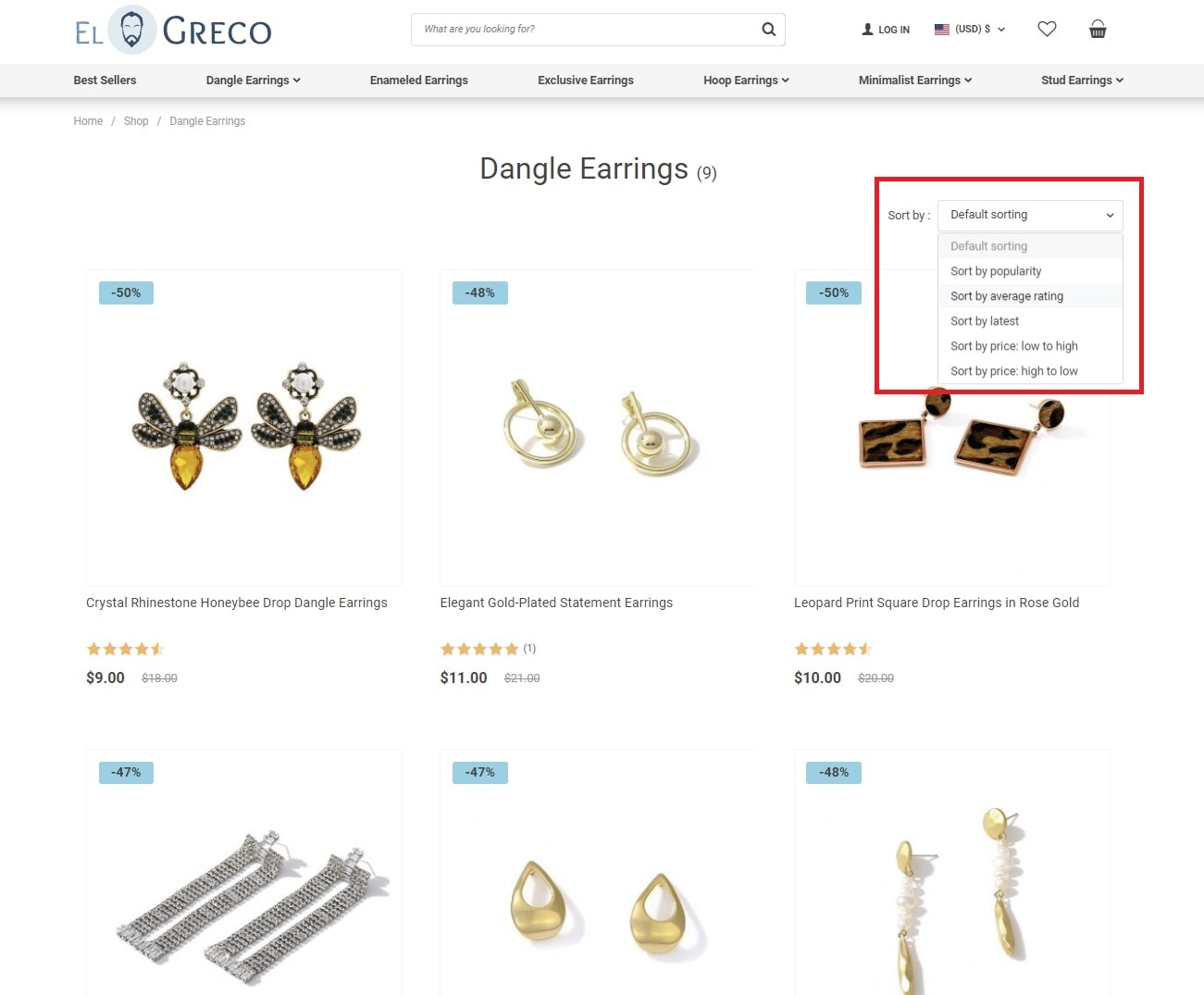 woocommerce store product category page