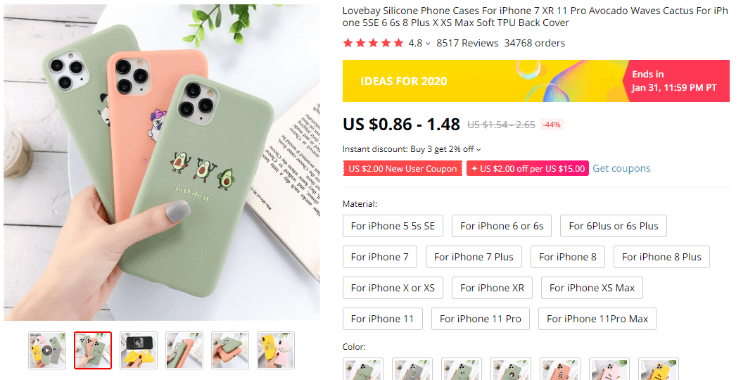 Artistic Silicone Case For iPhones on AliExpress