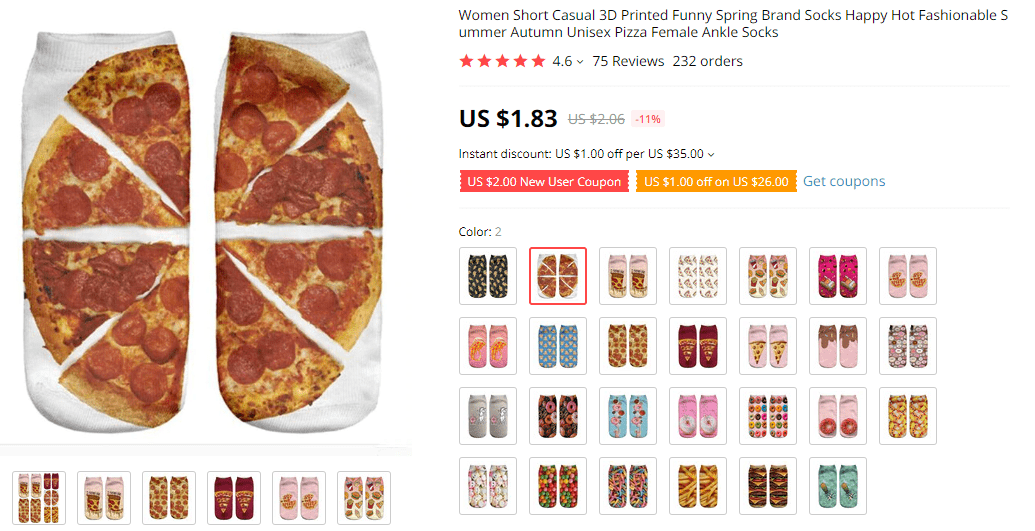 Pizza-Female-Ankle-Socks.png