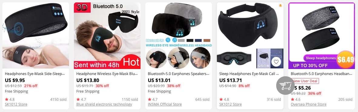 a picture showing an example of a promising ecommerce product