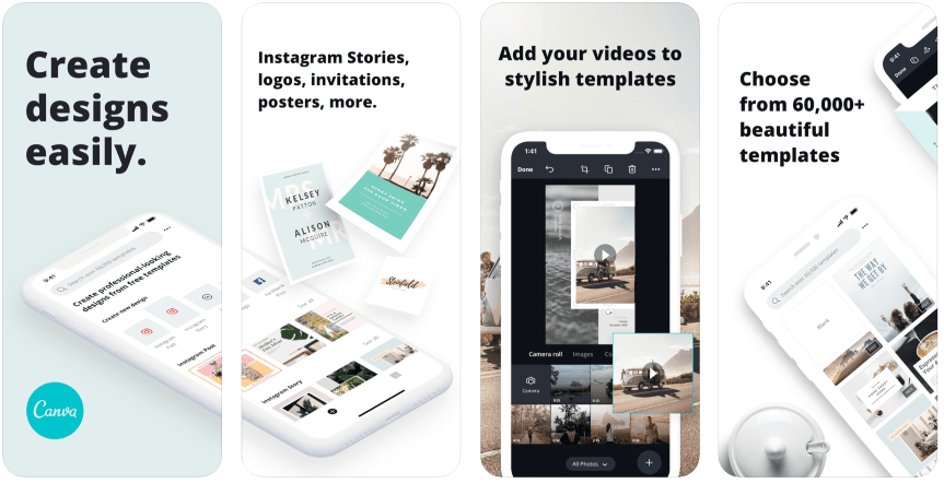 Editing apps for Instagram Stories: Canva