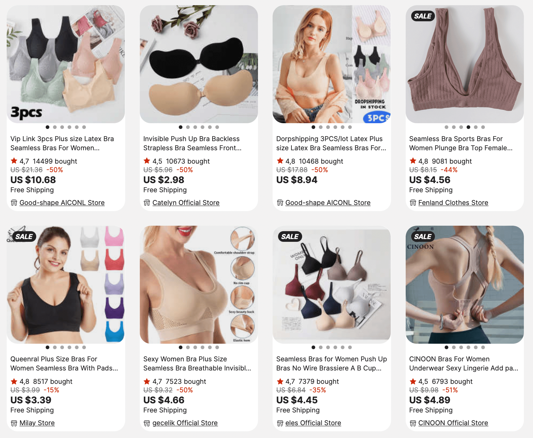 Invisible bra - Quality products with free shipping