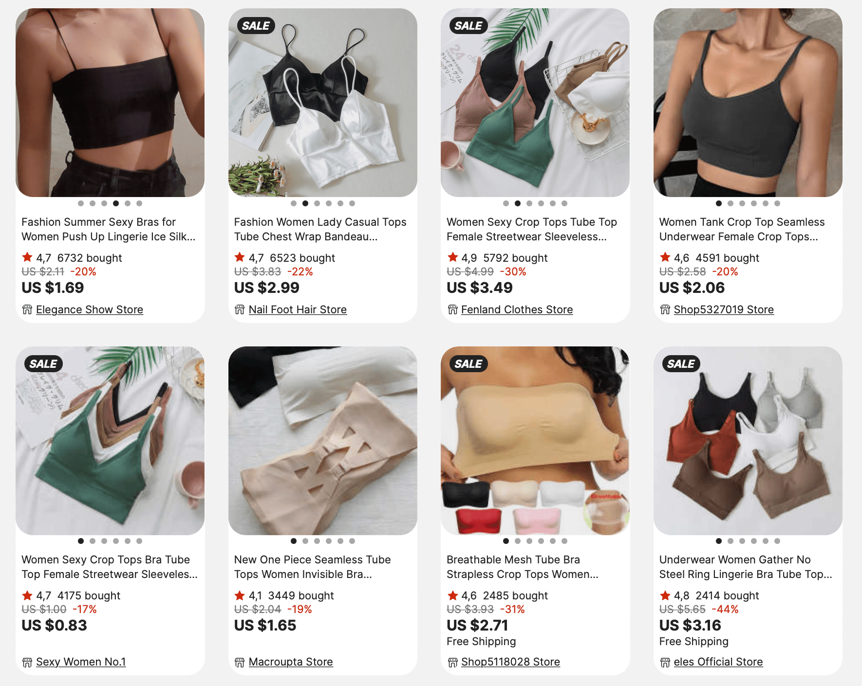 Dropship Push Up Bra to Sell Online at a Lower Price