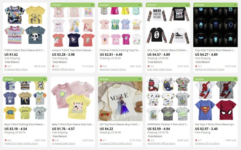 Products for children to sell online to make money