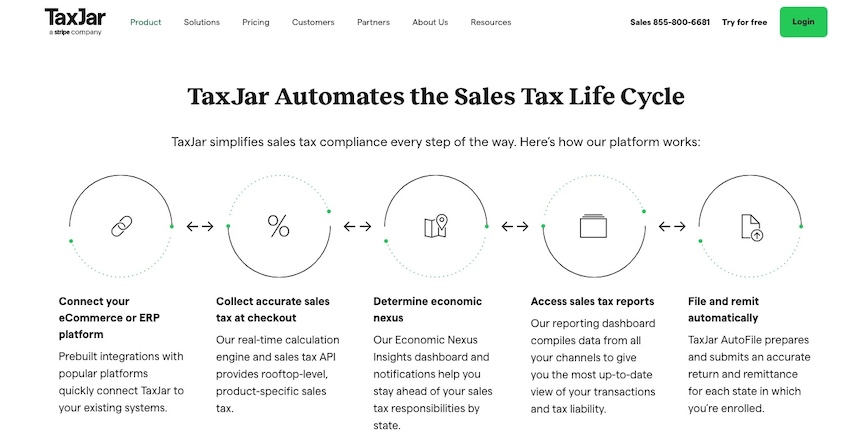 a tool to automate dropshipping taxes