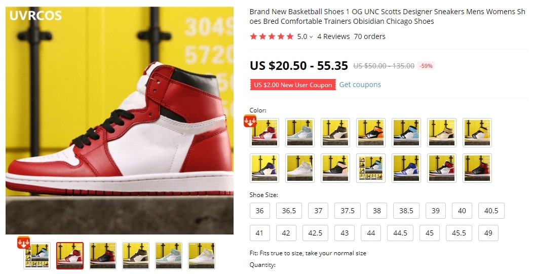 dropshipping shoe suppliers