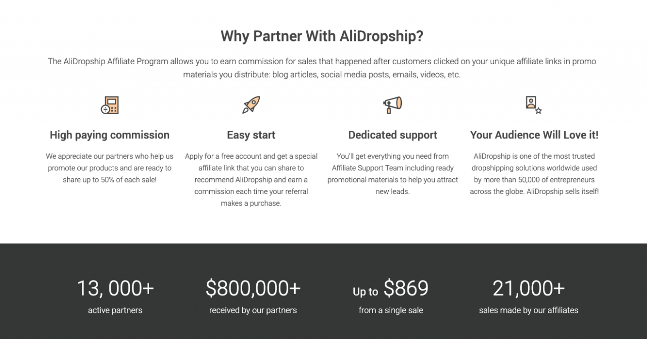 a picture showing what affiliate program to choose