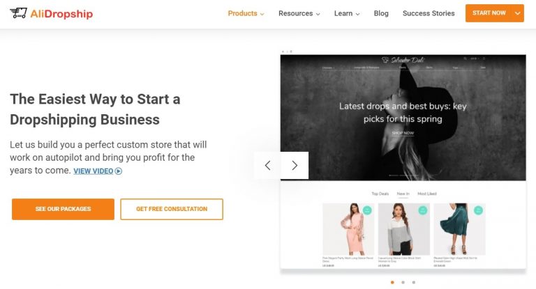 an image showing how to build a custom online store from scratch