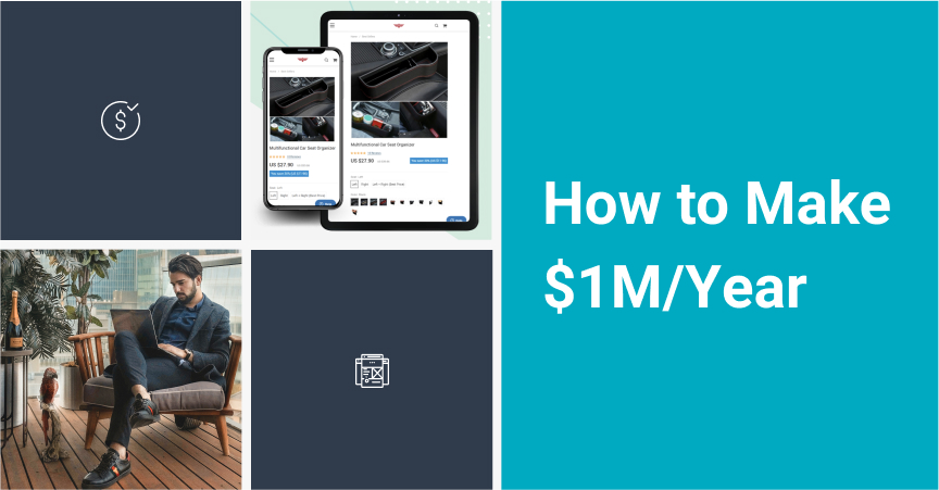 Wondering how to make 1 million dollars a year? Buy a copy of this dropshipping store!