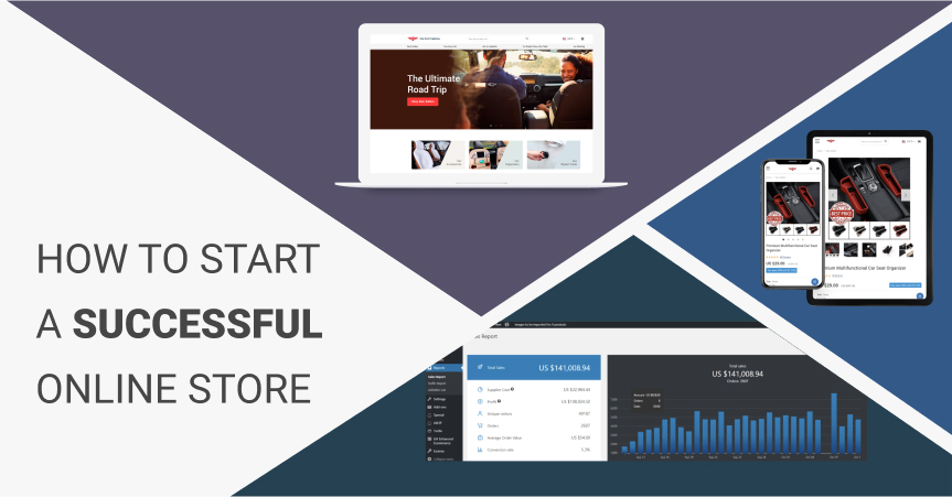 A guide to how to start a successful online store from the AliDropship team