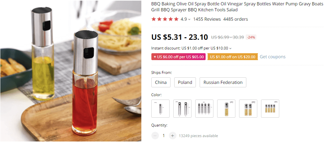 Dropship 1pc Kitchen Automatic Oil Bottle Oil Dispensing Bottle Kitchen  Glass Oil Can Automatically Open And Close Small Oil Cans Glass Oil And  Vinegar Bottles Leakproof Oil Bottles to Sell Online at