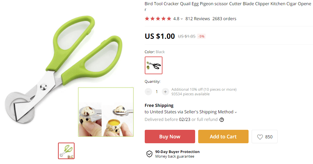 Stainless Steel Quail Egg Scissors - Egg Slicer Pigeon Clipper Shell  Separator Quail Egg Peeler Kitchen Scissor Egg Cracker - Scissor Cooking  Cutter Quail Egg Cutter