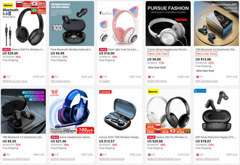 Niche Products To Sell In Your Dropshipping Store In 2022: Headphones