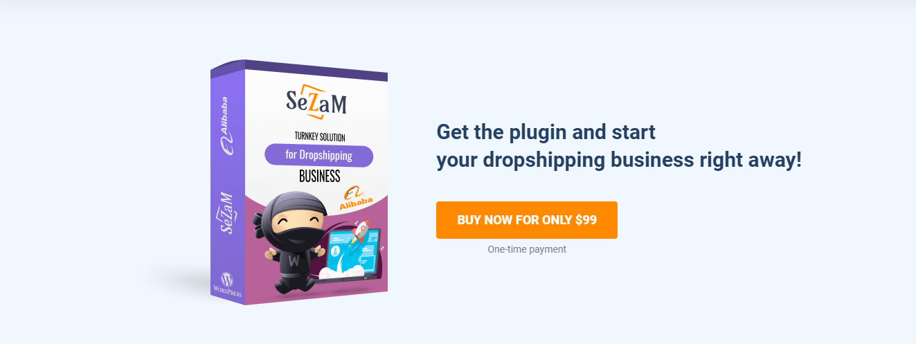 a picture showing an instrument to put your alibaba dropshipping business on autopilot - it's Sezam
