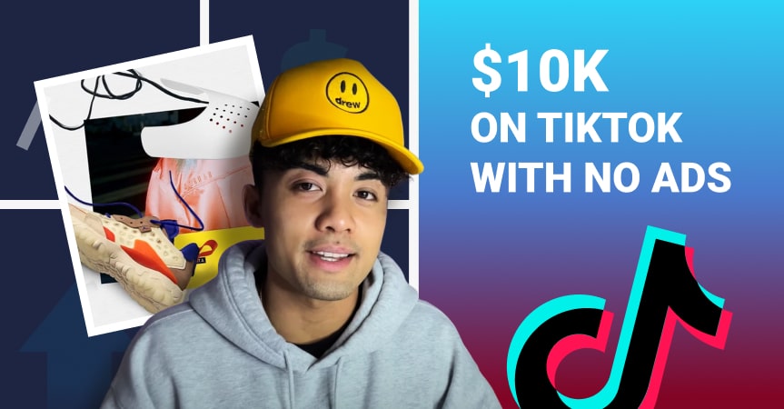 a cover of the article on $10K with tiktok dropshipping and no ads