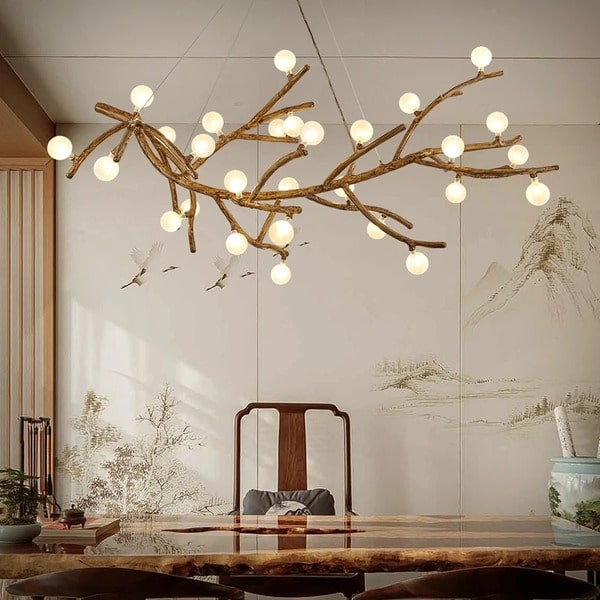 picture branch chandelier