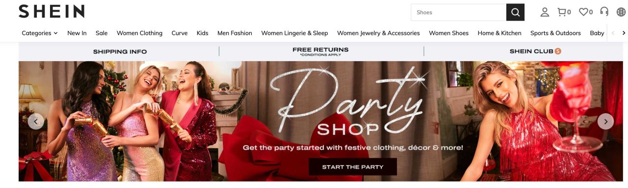 Shein ecommerce