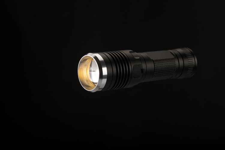 Photo of a flashlight