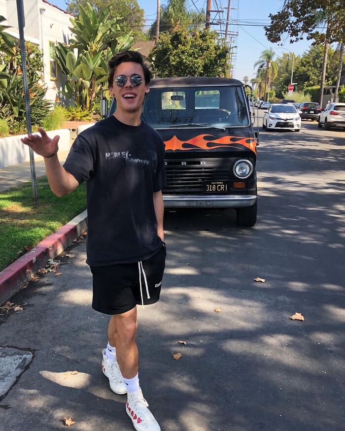 photo of Austin and a car
