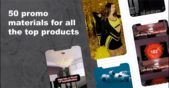 marketing materials for high-margin products