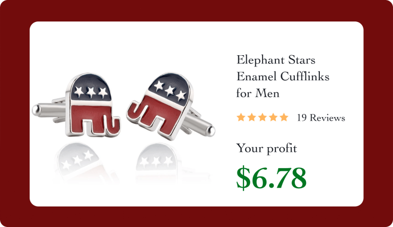 product picture trump cufflinks