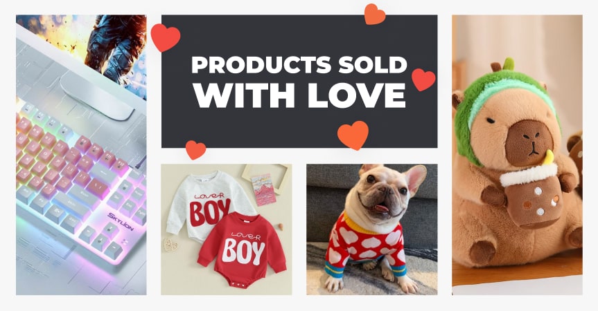 cover image products sold with love