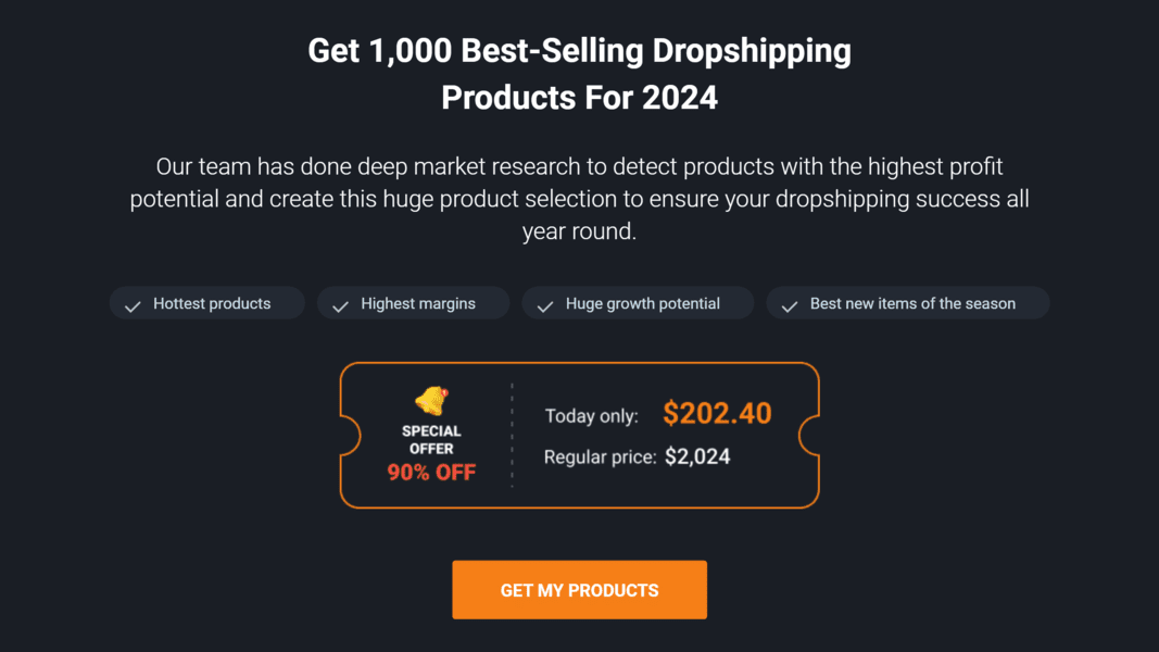 screenshot banner alidrpoship best-sellers pack
