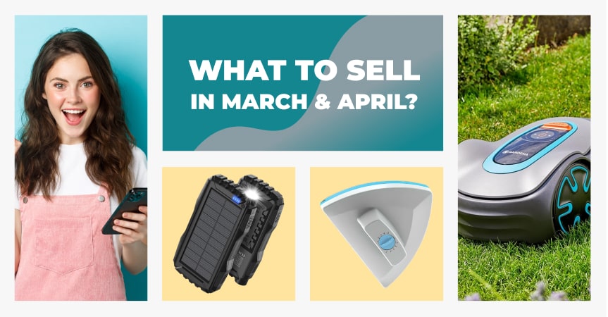 a cover of the article on what to sell in March & April for profit