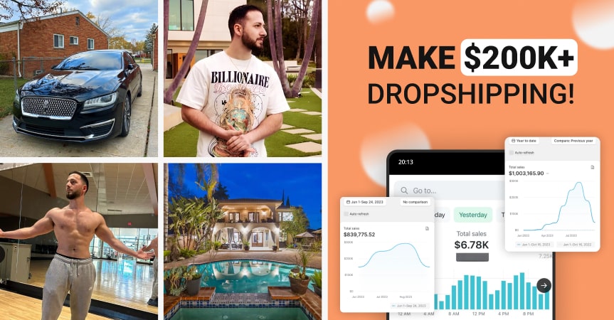 article cover how Issa made $200K dropshipping