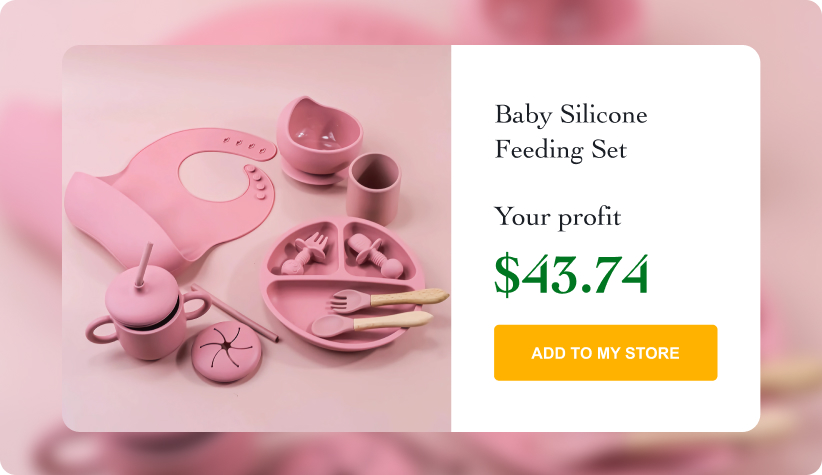 Baby Silicone Feeding Set