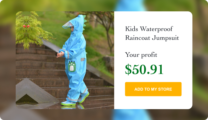 Kids Waterproof Raincoat Jumpsuit