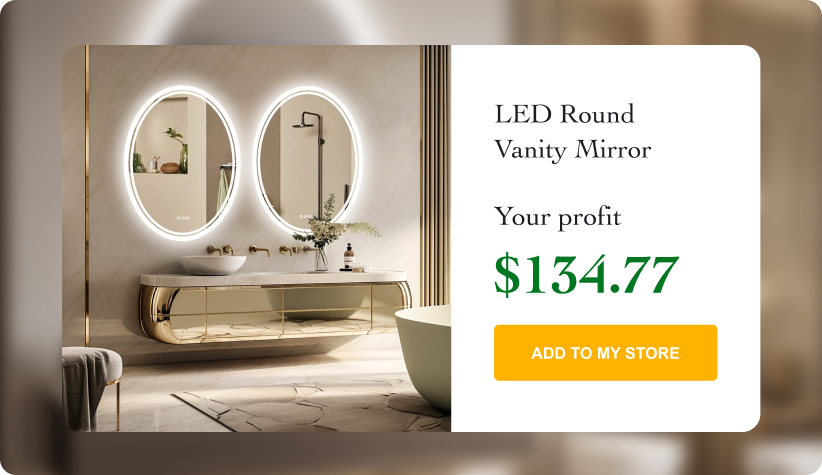 LED Round Vanity Mirror