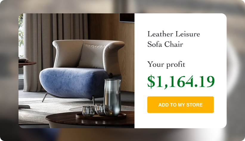 Leather Leisure Sofa Chair