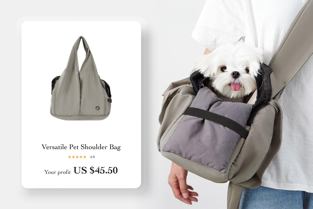 pet shoulder bag