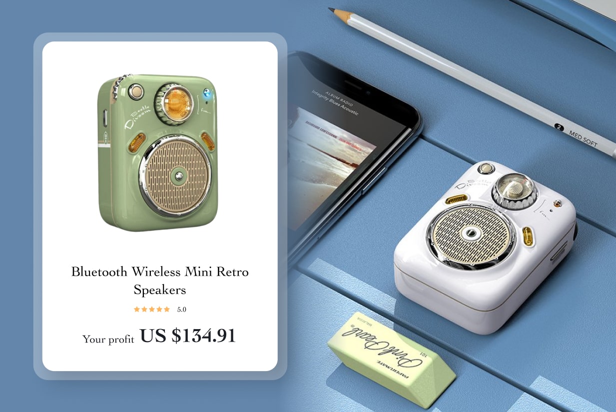 Wireless Retro Speaker