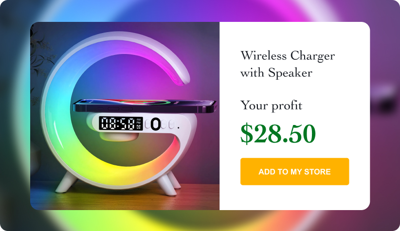 Wireless Charger with Speaker