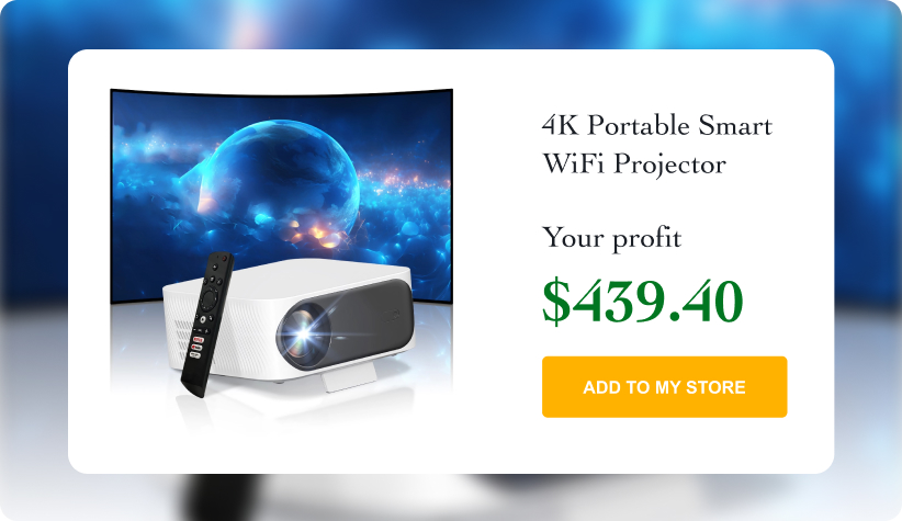 4K Portable Smart WiFi Projector