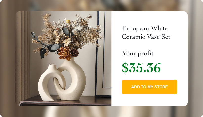 European White Ceramic Vase Set