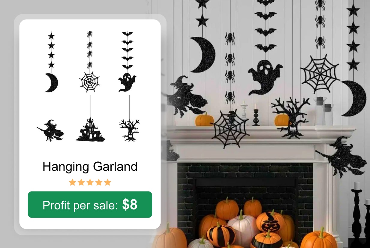 Hanging Banner Garland 