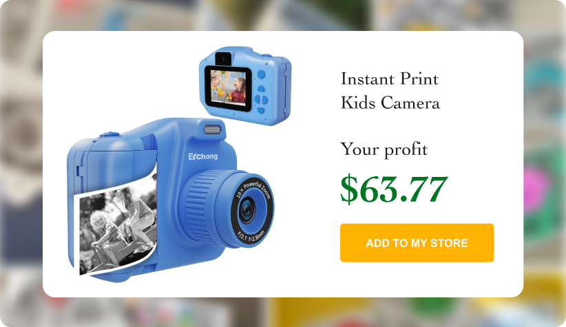 Instant Print Kids Camera