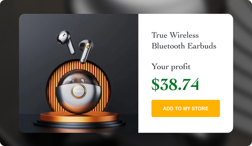 True Wireless Bluetooth Earbuds